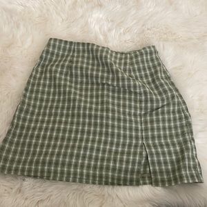 Princess Polly Green Skirt, Size 4. Worn 1x